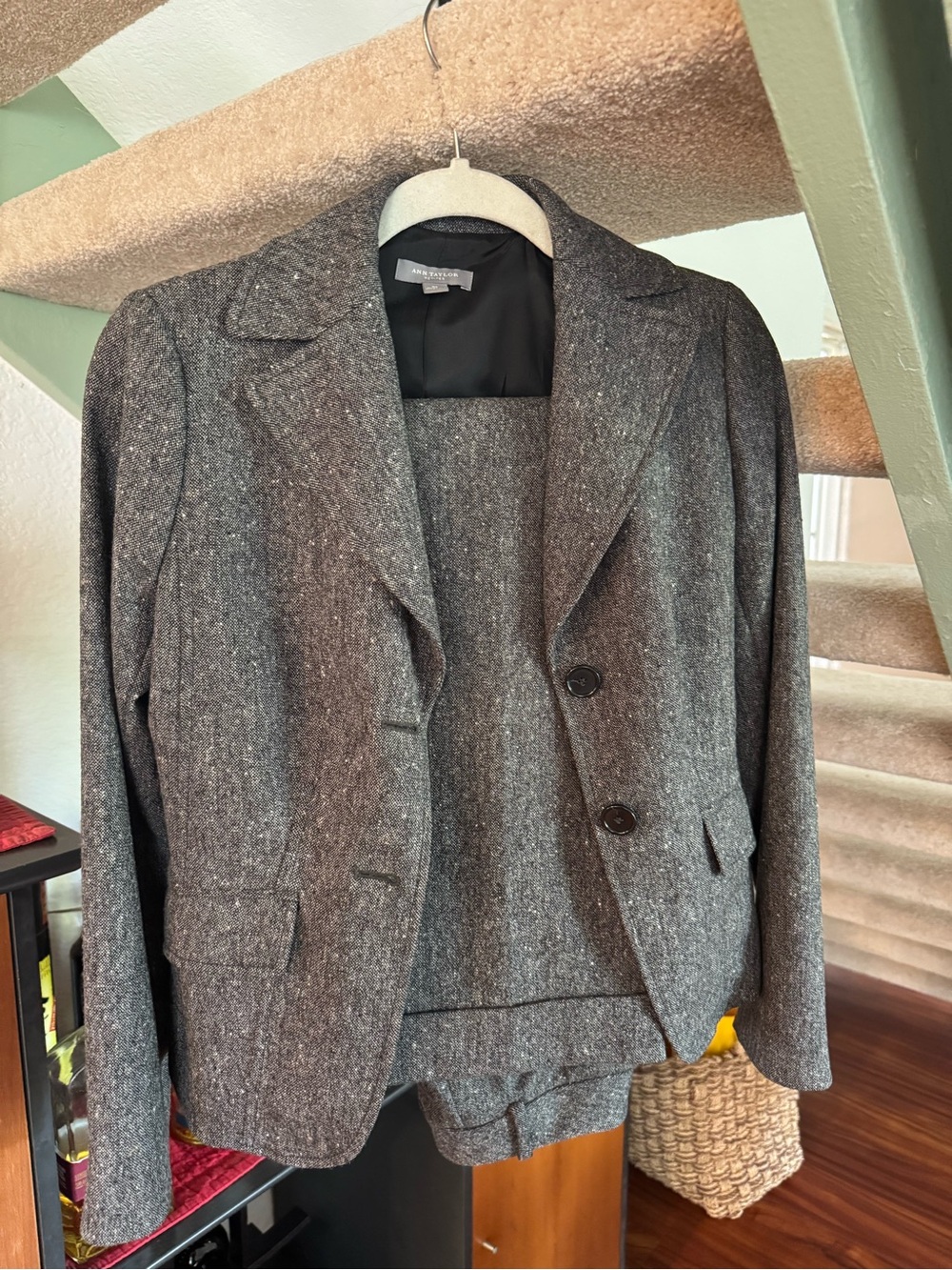 Ann Taylor gray pantsuit